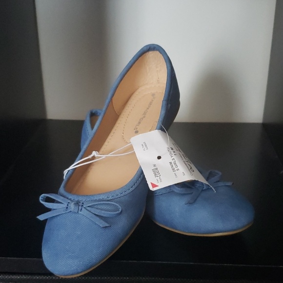 Other - Brand new Denim Ballet Flats new with tag